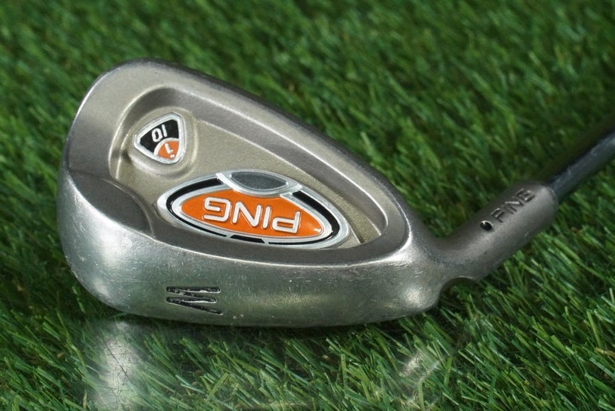 PING I10 PITCHING WEDGE "W" AWT STEEL STIFF FLEX BLACK DOT LEFT HANDED LH