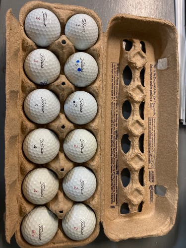 Titleist Pro V1/Pro V1x Balls 12 Pack (1 Dozen) (Used)