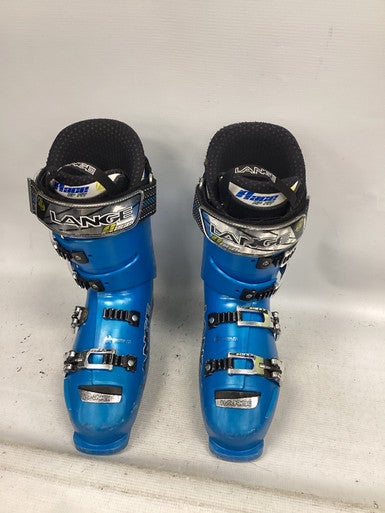Used Lange RS 110 Mens DH Ski Boot Royal Blue 270 MP - M09 - W10 11851-S000039192