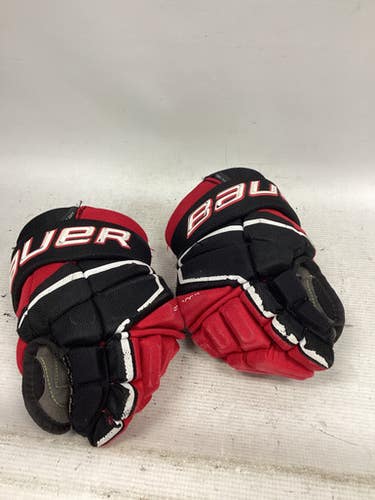 Used Bauer 3XPRO Junior Gloves Black And Red 11" 11851-S000039185