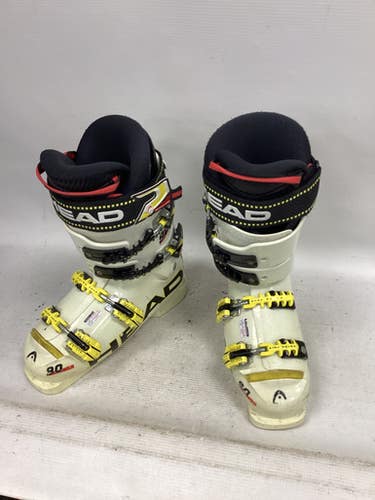 Used Head 90 RS BOOTS Womens DH Ski Boot White 240 MP - J06 - W07 11851-S000039190