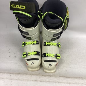 Used Head RAPTOR 80 RS Mens DH Ski Boot White 250 MP - M07 - W08 11851-S000039191