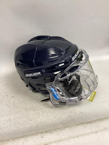 Used Bauer PRODIGY HELMET Helmet Cage Combo Navy Blue MD 11851-S000039199