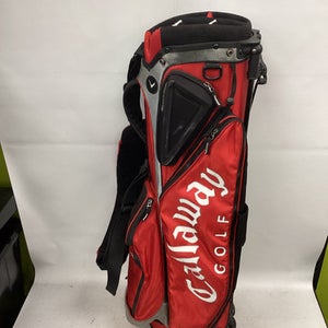 Used Callaway 5 SLOT STAND BAG Mens Stand Bag Red 11851-S000039215