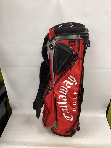 Used Callaway 5 SLOT STAND BAG Mens Stand Bag Red 11851-S000039215