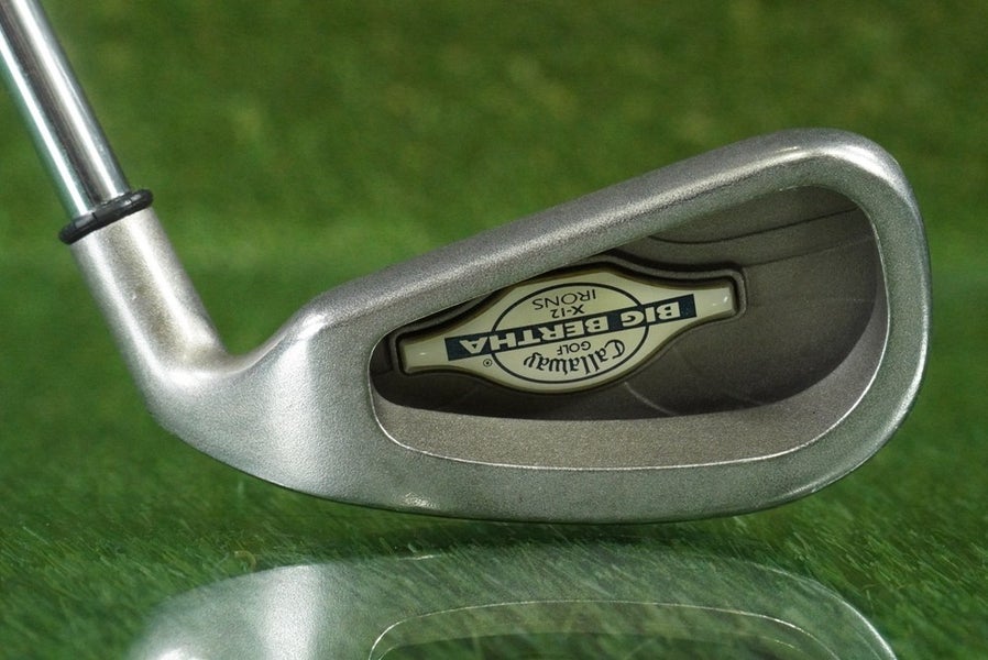 CALLAWAY BIG BERTHA X-12 1998 7 IRON TRUE TEMPER STEEL SHAFT RH ~ LOOK!!