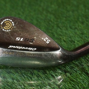 CLEVELAND CG15 TOUR 52 WEDGE GAP/ATTACK/APPROACH WEDGE ZIP GROOVES LEFT HAND LH