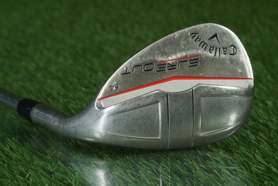CALLAWAY SURE OUT 64 WEDGE LOB WEDGE FST KBS 90G WEDGE FLEX STEEL RH ~ LOOK!!