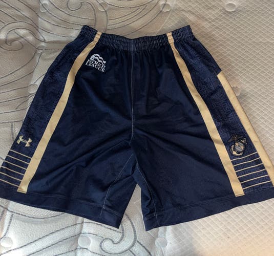 Navy Lacrosse Large Men's Under Armour Shorts (Used)