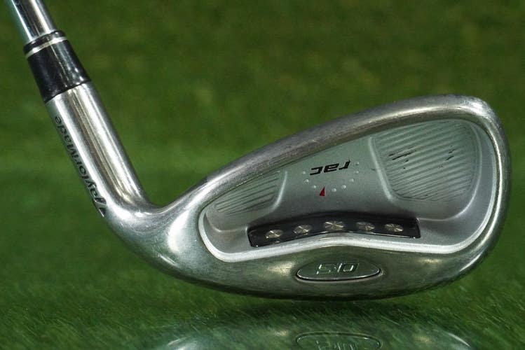 TAYLORMADE RAC OS 9 IRON T-STEP ULTRALITE STEEL 90G REGULAR FLEX RH ~ LOOK!!