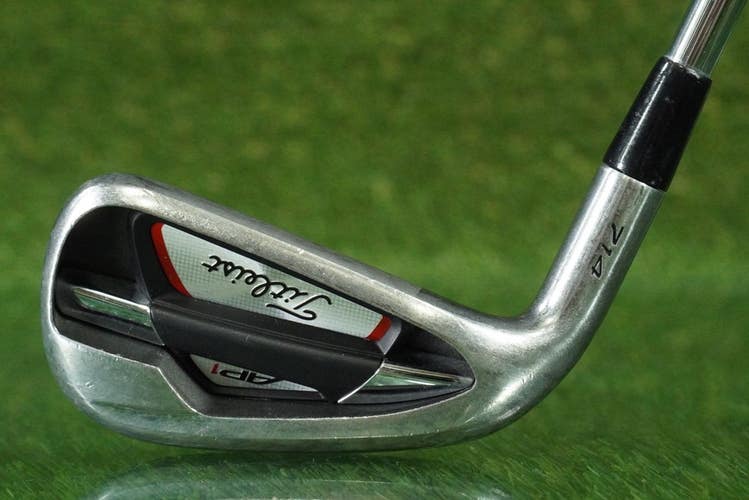 TITLEIST AP1 714 6 IRON TRUE TEMPER XP 95 S300 STEEL STIFF FLEX LH ~ LOOK!!