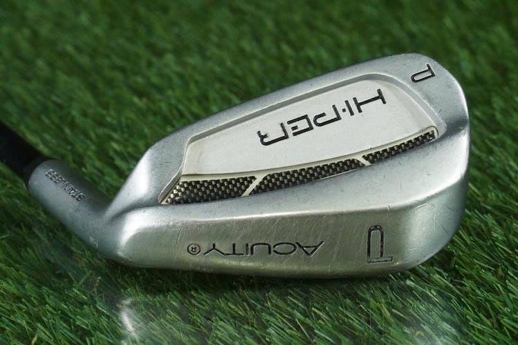 ACUITY HI-PER PITCHING WEDGE "P" STAINLESS 75G REGULAR FLEX RH W/ NEW GRIP!
