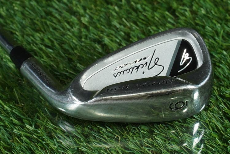 NICKLAUS MV-20 6 IRON STAINLESS SIGNATURE SERIES STEEL SHAFT RH W/ NEW GRIP!