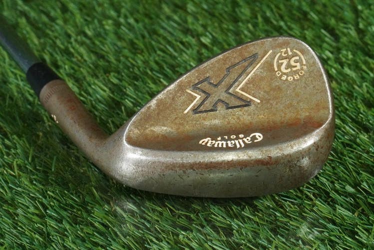 CALLAWAY X 52 12 WEDGE FORGED GAP/ATTACK/APPROACH WEDGE STEEL WEDGE FLEX RH