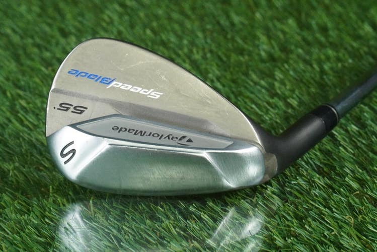 TAYLORMADE SPEEDBLADE 55 SAND WEDGE "S" STEEL WEDGE FLEX LEFT HANDED LH ~ LOOK!