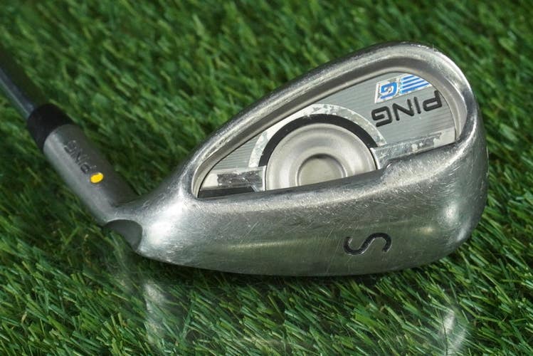 PING G SERIES SAND WEDGE "S" AWT 2.0 REGULAR FLEX STEEL SHAFT YELLOW DOT RH