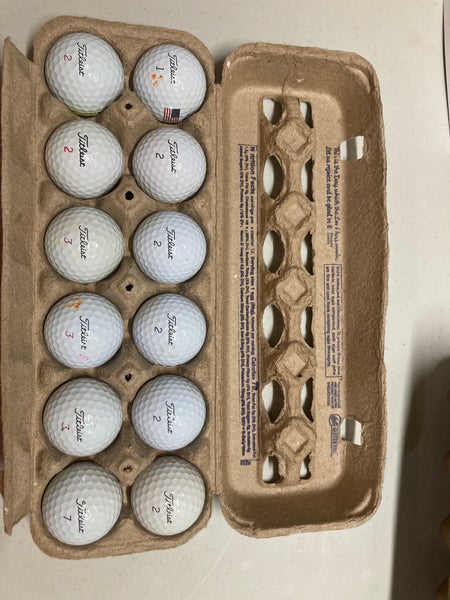 Titleist Pro V1/Pro V1x Balls 12 Pack (1 Dozen) (Used)