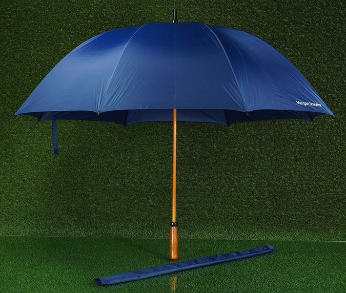 THE MULLIGAN MORGAN STANLEY PEERLESS GOLF UMBRELLA, 52 NAVY W/ SLEEVE ~ 2419WGF