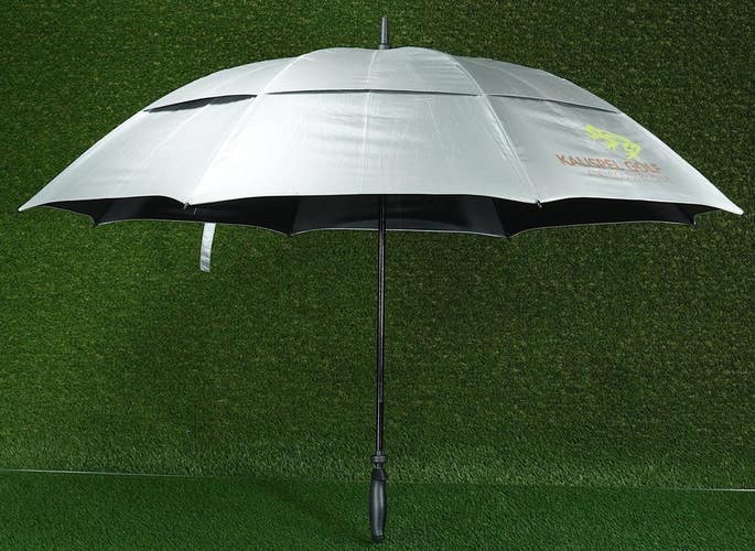 SHEDRAIN KALISPEL GOLF AND COUNTRY CLUB UMBRELLA DOUBLE CANOPY, 53 SILVER
