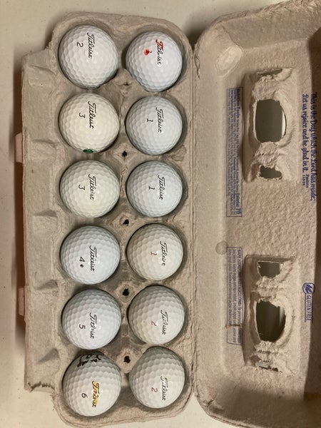 Titleist Pro V1/Pro V1x Balls 12 Pack (1 Dozen) (Used)