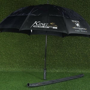 KING COBRA GUSTBUSTER PRO SERIES GOLF UMBRELLA DOUBLE CANOPY 52 BUICK W/ SLEEVE