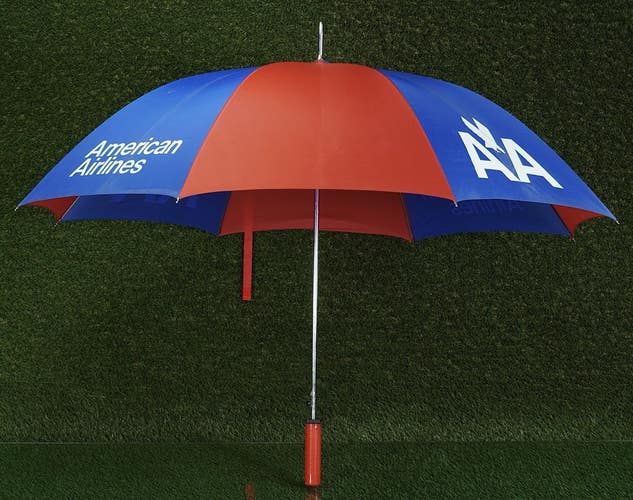 JUST RICHARD AMERICAN AIRLINES GOLF UMBRELLA, 44 RED / BLUE