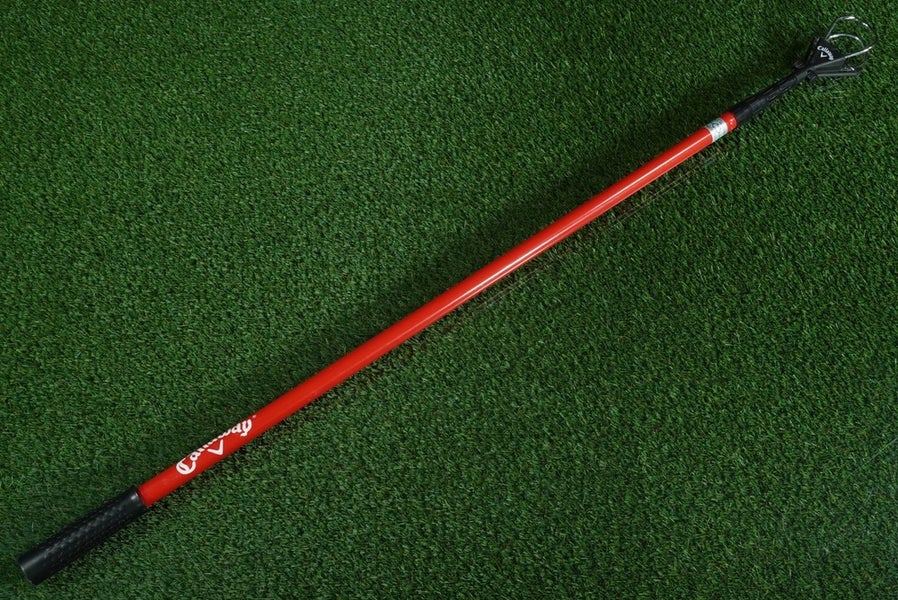 CALLAWAY GOLF BALL RETRIEVER TELESCOPIC BLACK / RED EXTENDING 46.5"-187.5" 15.5'