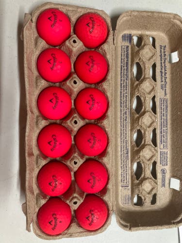 Callaway Supersoft/Superfast/Superhot Balls 12 Pack (1 Dozen) (Used)