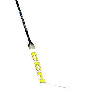 New 25” CCM XF Pro (Pro Stock) Goalie Stick (white/gold/blue) - Regular, P31