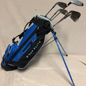 Men's Top Flite Junior Right Handed Clubs (Full Set) Junior 5 Pieces (Used)