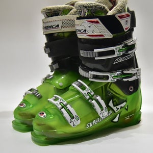 NORDICA SUPERCHARGER SKI BOOTS MEN SIZE 28.5/ 10.5