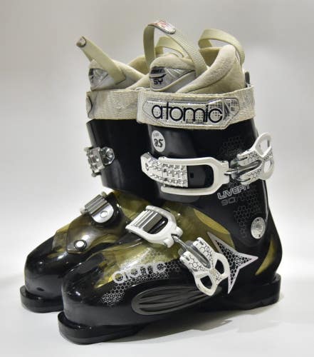 ATOMIC LIVEFIT 90 SKI BOOTS WOMEN SIZE 25.5/ 8.5