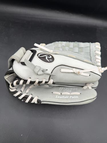 Rawlings Fastpitch Softball Glove FP12GWDS 12” Right Hand Throw Leather Palm
