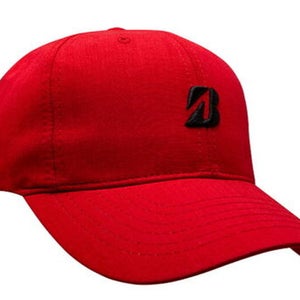 Bridgestone Micro Series Golf Hat (Red) Adjustable Cap NEW