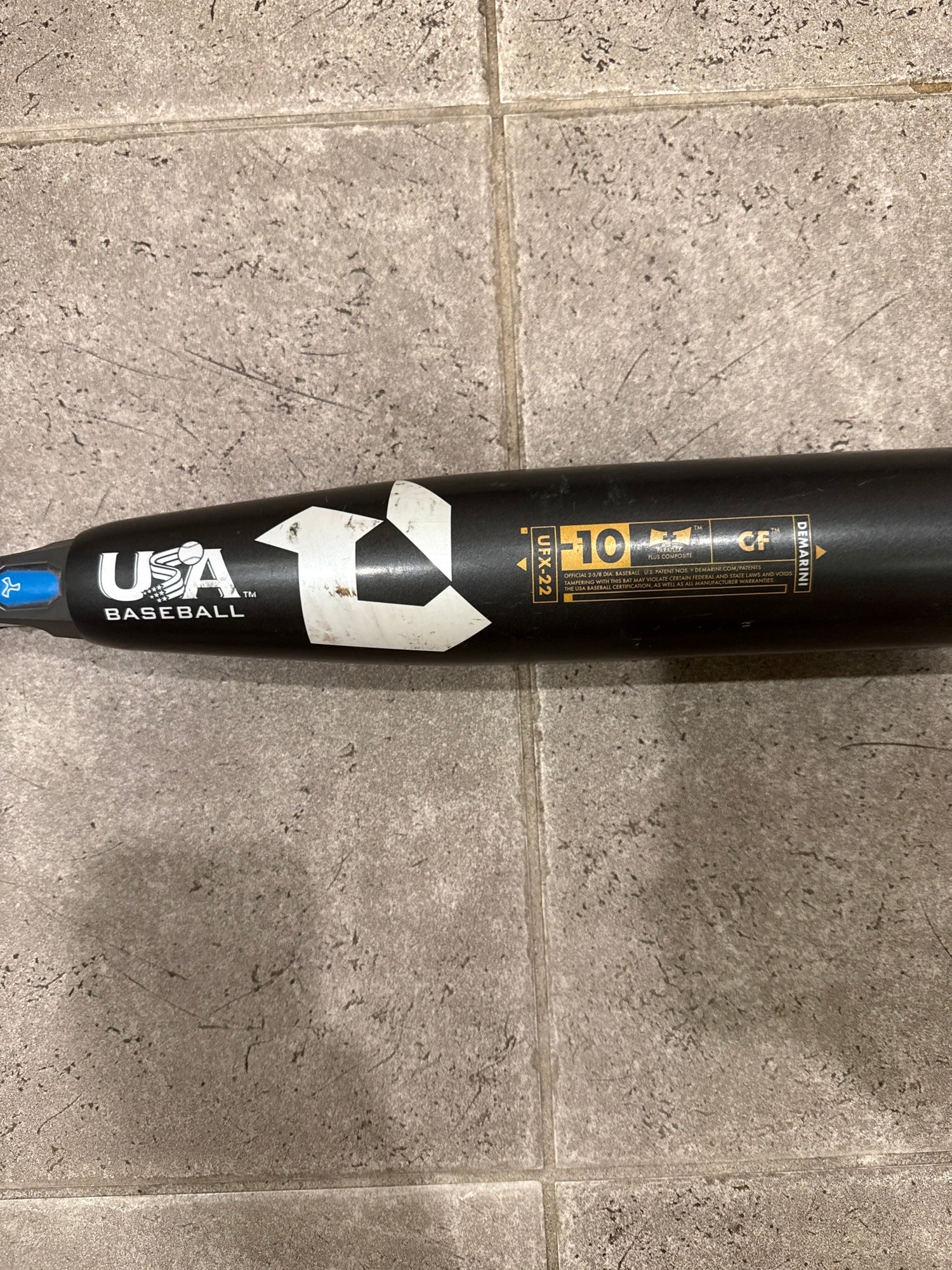 Demarini CF UFX-22 30/20 (-10) 2-5/8 Dia. Paraflex Plus Composite Baseball Bat