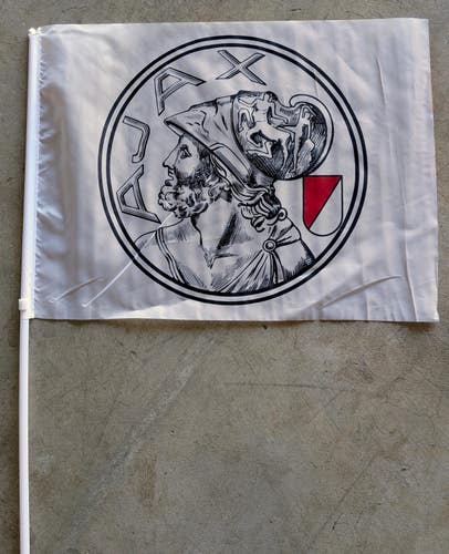 AJAX Fan Flag from Champion's League Match at Johan Cruyff ArenA, Amsterdam