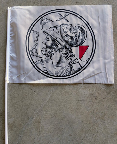 AJAX Fan Flag from Champion's League Match at Johan Cruyff ArenA, Amsterdam