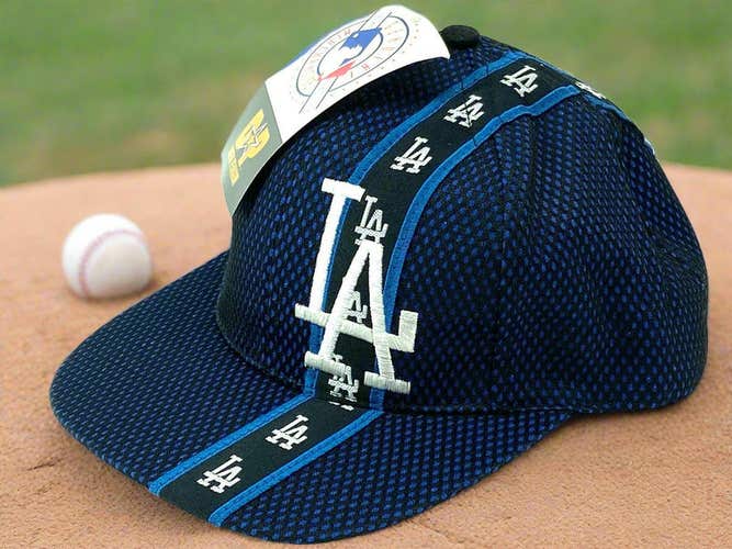 Los Angeles Dodgers Vintage Late '90s MLB Blue NOS Mesh Cap (New)