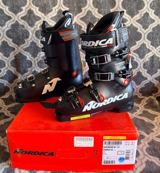 Nordica Dobermann World Cup 110 Ski Boots Black Size-25