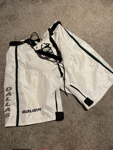White Medium Bauer None Pant Shell (Used)