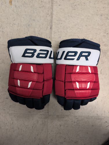 Bauer Pro Series Gloves 14" Pro Stock Washington Capitals (Used)