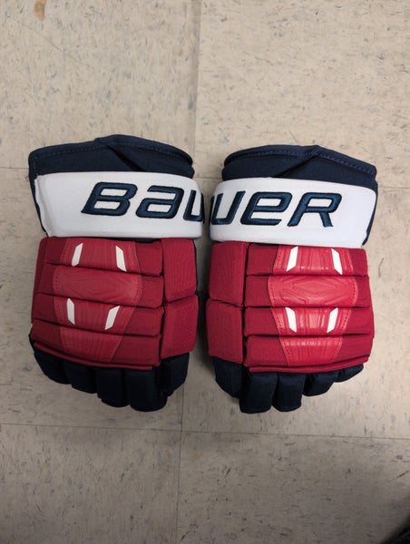 Bauer Pro Series Gloves 14" Pro Stock Washington Capitals (Used)
