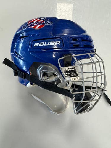 Used Bauer RE-AKT Helmet Cage Combo Royal Blue SM 11860-S000299845