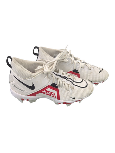 Used Nike FASTFLEX CV0581-103 BB/SB Cleats White/Black/Red Junior 04 11862-S000091462