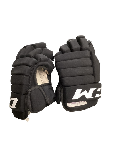 Used CCM LTP Junior Gloves Black 10" 11613-S000170362
