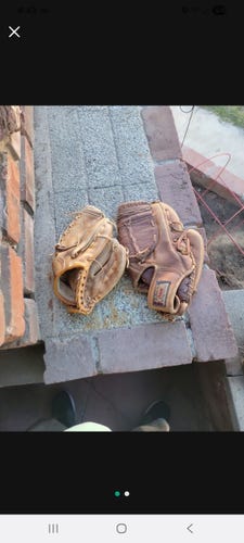 (2) baseball glove lot (Used)