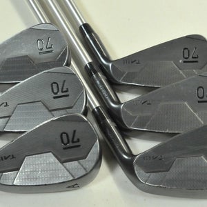 Sub 70 TAIII Forged Black 6-PW,AW Iron Set Regular Flex Right KBS Steel # 170666