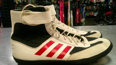 Used Adidas Wrestling Shoes White Senior 14 11868-S000066270