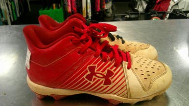 Used Under Armour LEADOFF BB/SB Cleats Red Junior 05 11868-S000066265