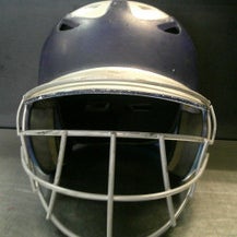 Used Diamond HELMET Batting Helmet w/Mask Navy Blue SM 11868-S000066262